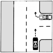 Road Rules -  T-Intersection Right of Way | Florida Practice Permit Test