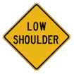 New York Road Signs | Low Shoulder